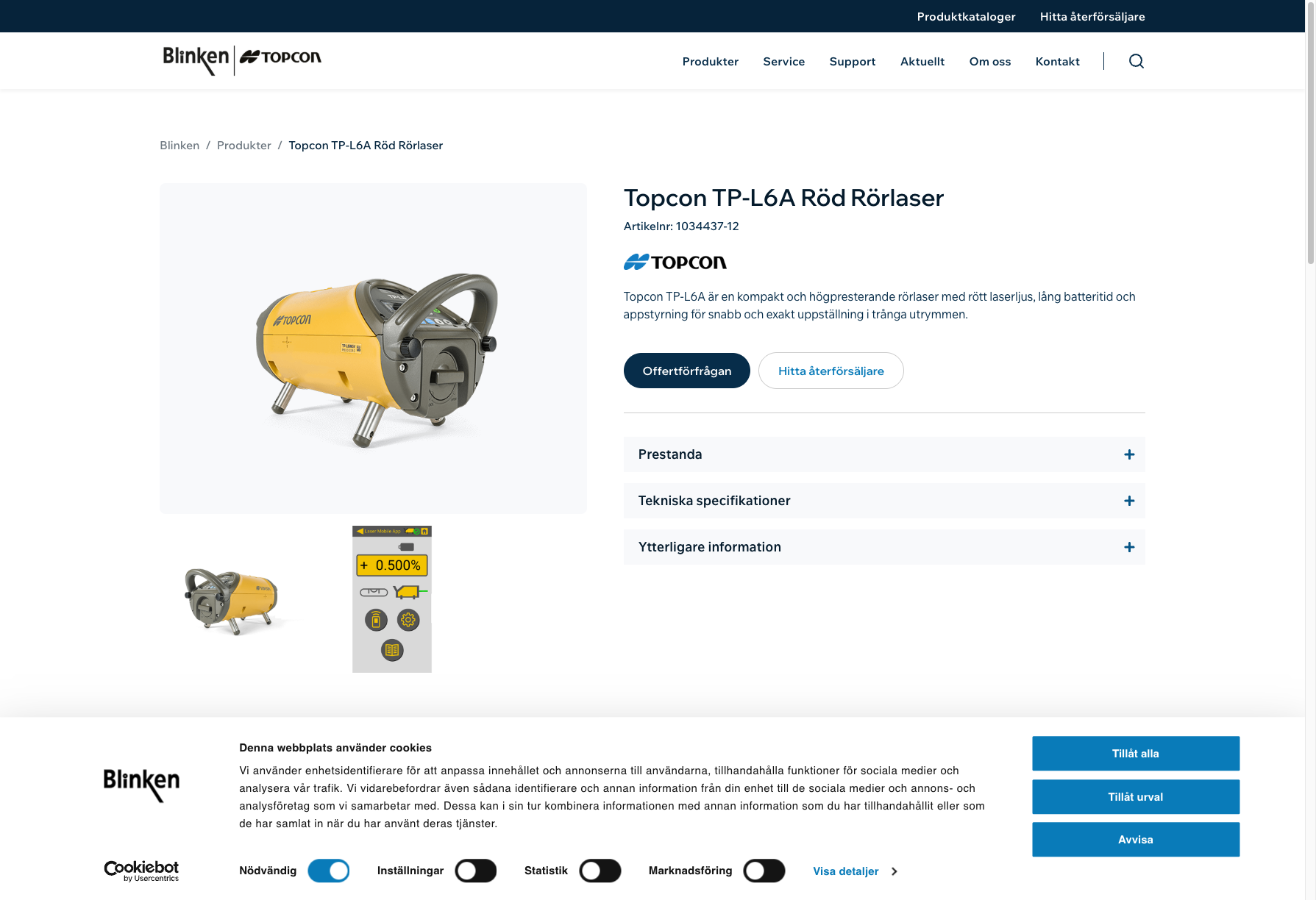 Före — Blinkens nuvarande sida